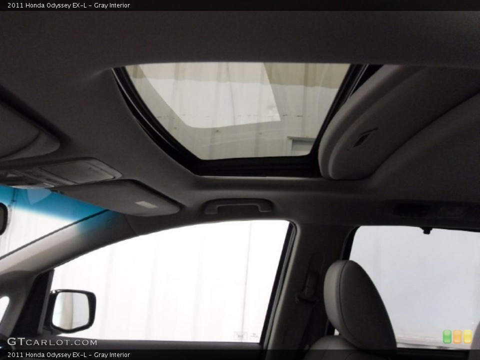 Gray Interior Sunroof for the 2011 Honda Odyssey EX-L #38711583