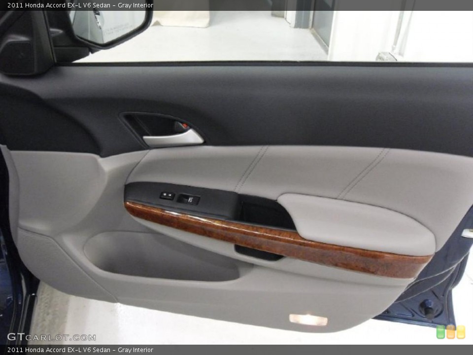Gray Interior Door Panel for the 2011 Honda Accord EX-L V6 Sedan #38712395