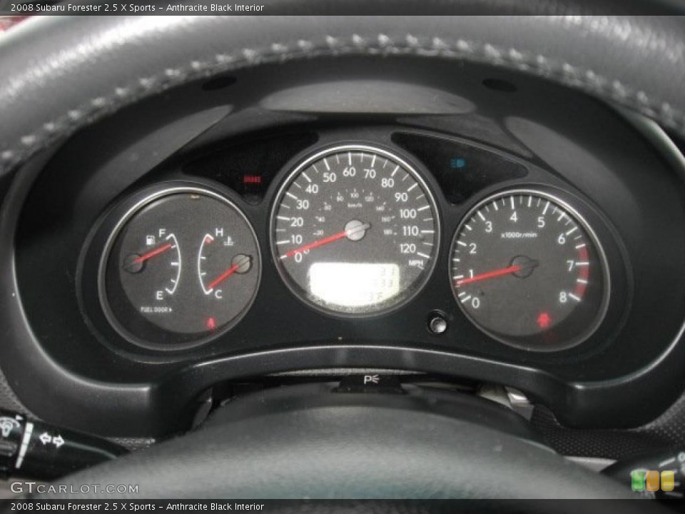 Anthracite Black Interior Gauges for the 2008 Subaru Forester 2.5 X Sports #38712667