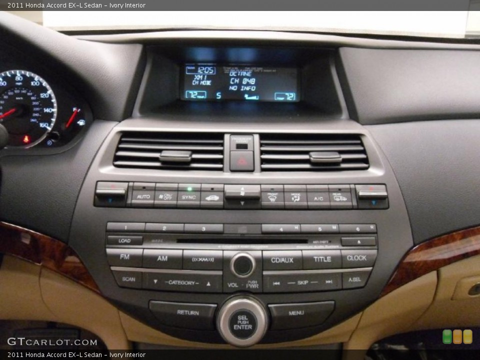 Ivory Interior Controls for the 2011 Honda Accord EX-L Sedan #38712695