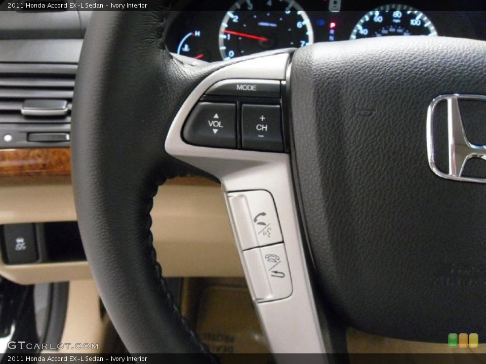 Ivory Interior Controls for the 2011 Honda Accord EX-L Sedan #38712715