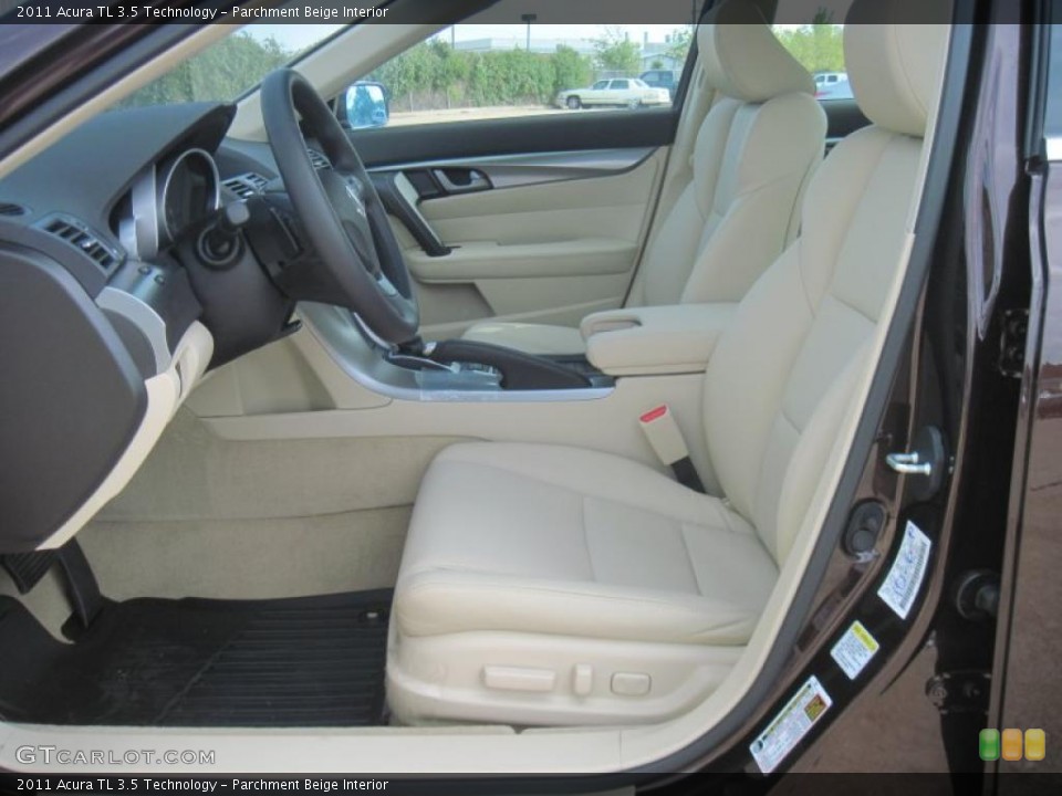 Parchment Beige Interior Photo for the 2011 Acura TL 3.5 Technology #38712919