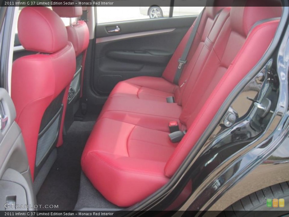 Monaco Red Interior Photo for the 2011 Infiniti G 37 Limited Edition Sedan #38713319