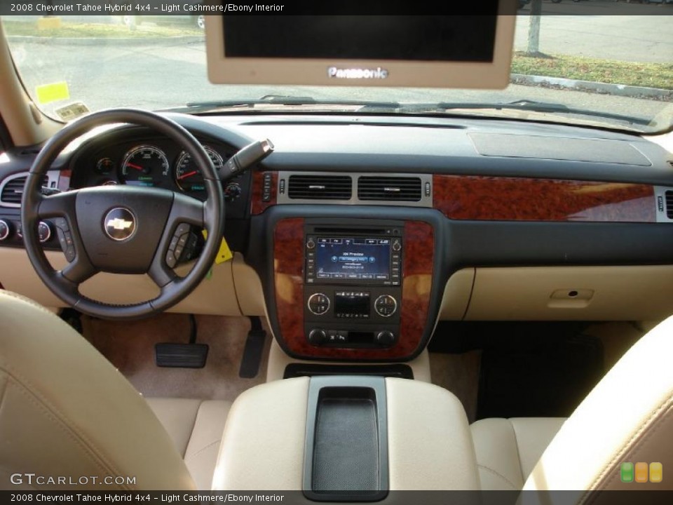 Light Cashmere/Ebony Interior Dashboard for the 2008 Chevrolet Tahoe Hybrid 4x4 #38714275