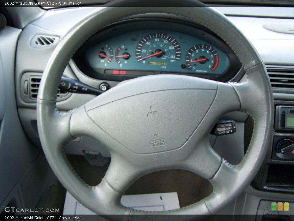 Gray Interior Steering Wheel for the 2002 Mitsubishi Galant GTZ #38716571
