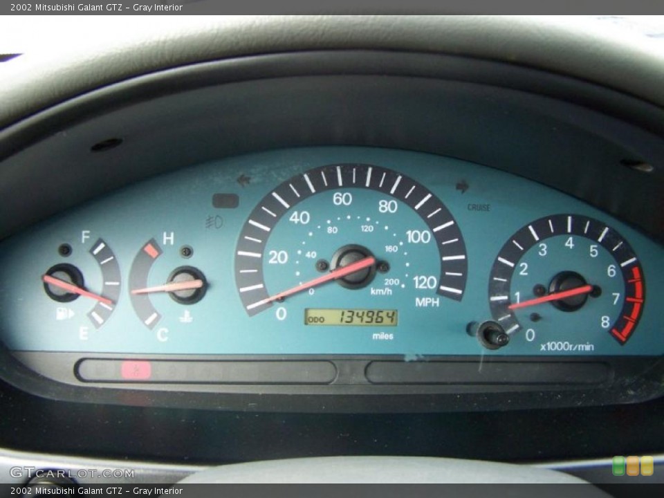 Gray Interior Gauges for the 2002 Mitsubishi Galant GTZ #38716603