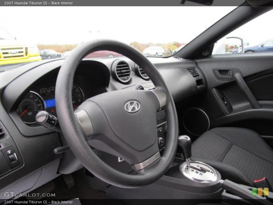 Black Interior Prime Interior for the 2007 Hyundai Tiburon GS #38716671