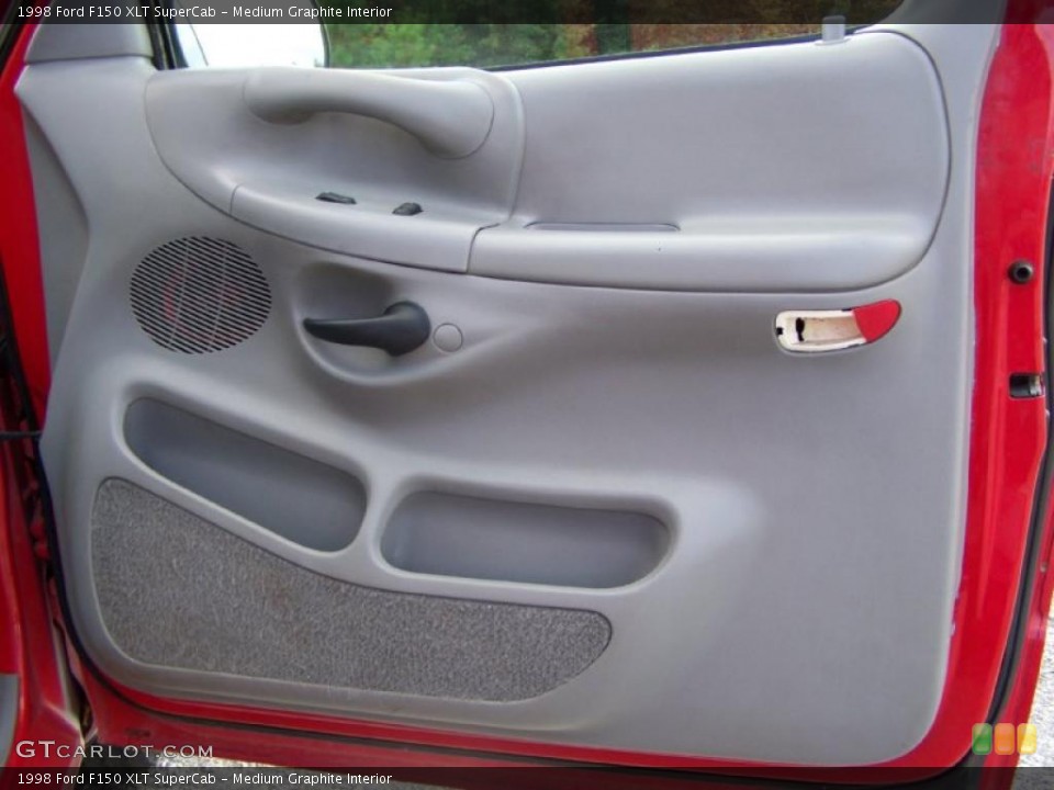 Medium Graphite Interior Door Panel for the 1998 Ford F150 XLT SuperCab #38717279