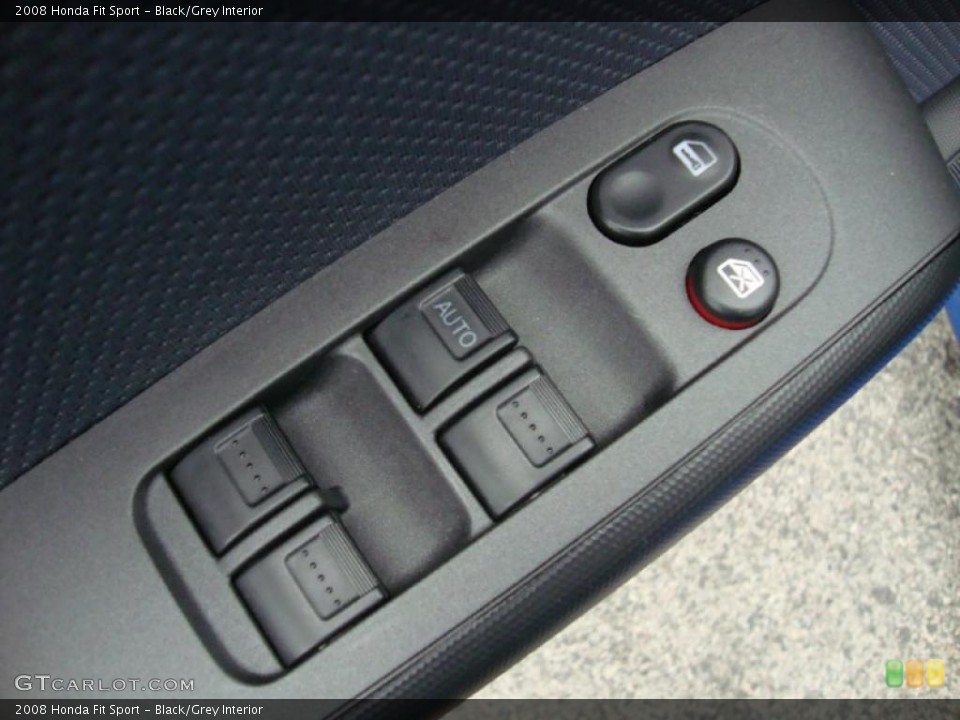 Black/Grey Interior Controls for the 2008 Honda Fit Sport #38717683
