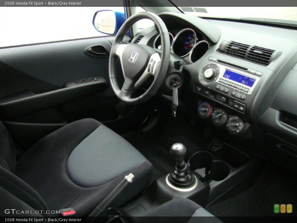 Black/Grey Interior Photo for the 2008 Honda Fit Sport #38717743