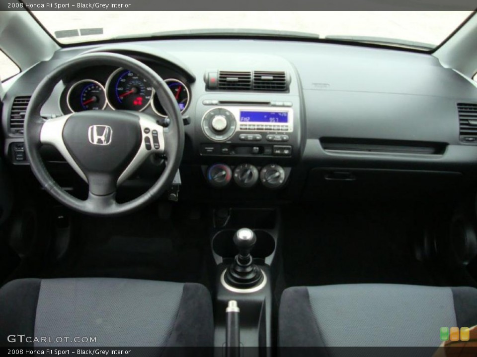 Black/Grey Interior Dashboard for the 2008 Honda Fit Sport #38717855