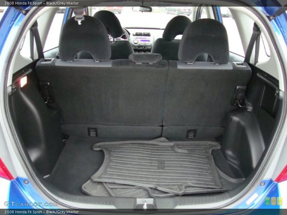 Black/Grey Interior Trunk for the 2008 Honda Fit Sport #38717883
