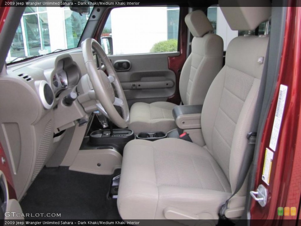 Dark Khaki/Medium Khaki Interior Photo for the 2009 Jeep Wrangler Unlimited Sahara #38718551
