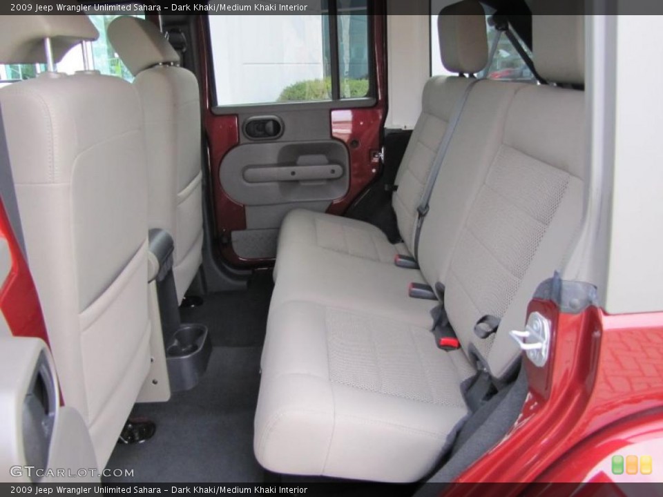 Dark Khaki/Medium Khaki Interior Photo for the 2009 Jeep Wrangler Unlimited Sahara #38718579