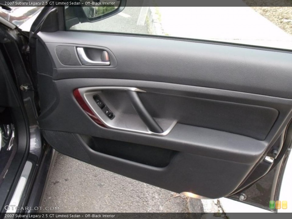 Off-Black Interior Door Panel for the 2007 Subaru Legacy 2.5 GT Limited Sedan #38719227