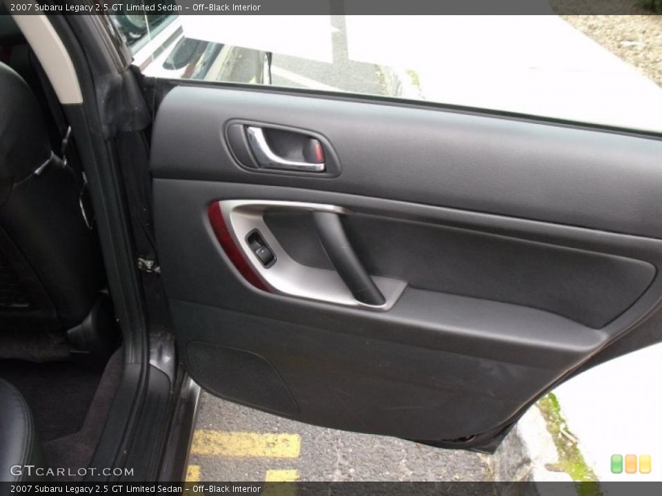Off-Black Interior Door Panel for the 2007 Subaru Legacy 2.5 GT Limited Sedan #38719243