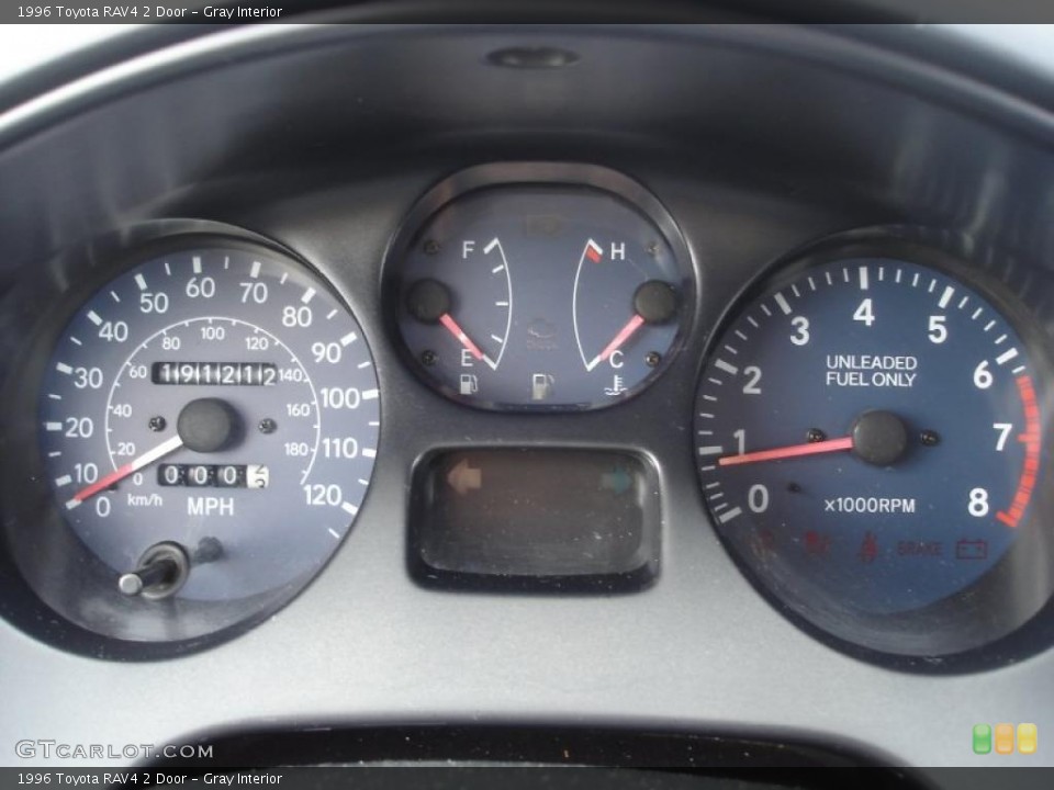 Gray Interior Gauges for the 1996 Toyota RAV4 2 Door #38721739