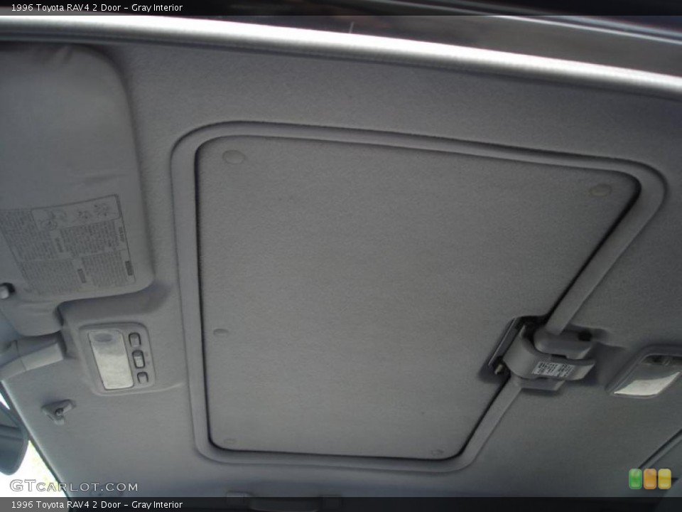 Gray Interior Sunroof for the 1996 Toyota RAV4 2 Door #38722019