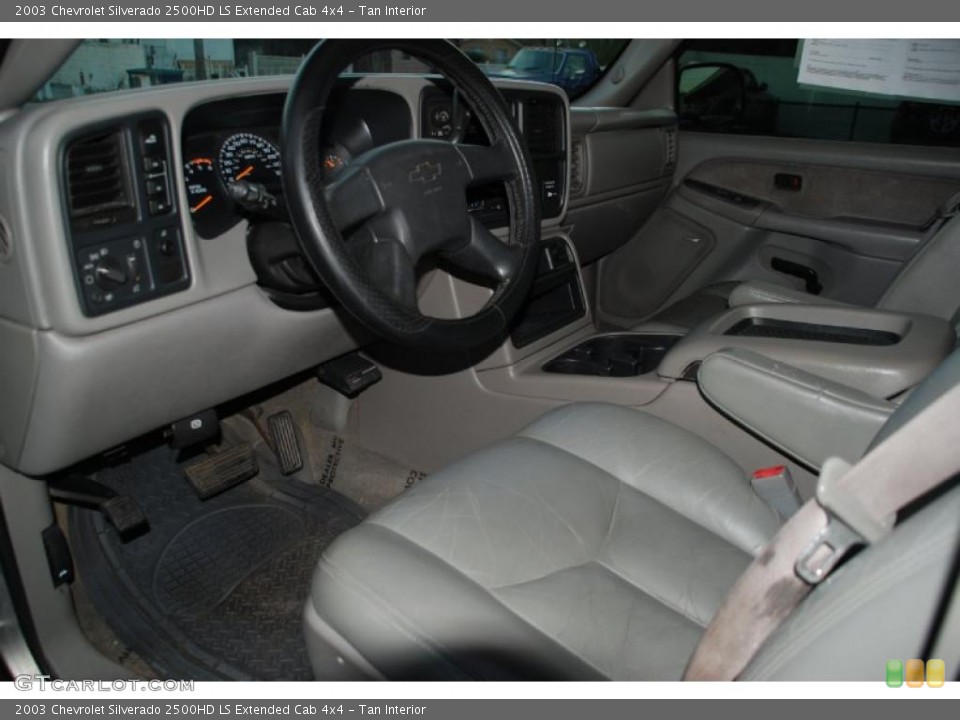 Tan Interior Photo for the 2003 Chevrolet Silverado 2500HD LS Extended Cab 4x4 #38722399