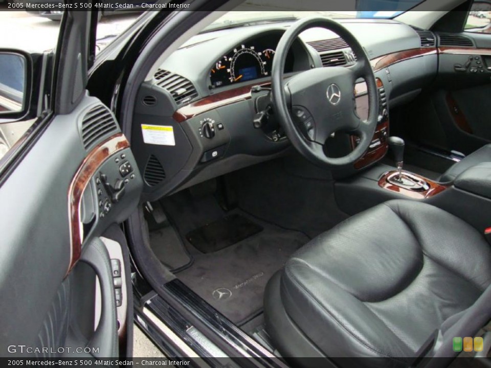 Charcoal Interior Prime Interior for the 2005 Mercedes-Benz S 500 4Matic Sedan #38722703