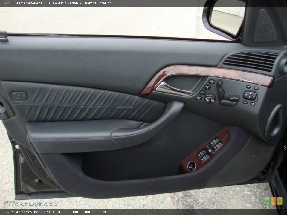 Charcoal Interior Door Panel for the 2005 Mercedes-Benz S 500 4Matic Sedan #38722719