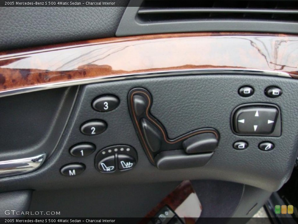 Charcoal Interior Controls for the 2005 Mercedes-Benz S 500 4Matic Sedan #38722735