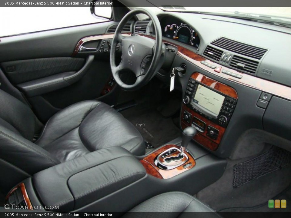 Charcoal Interior Dashboard for the 2005 Mercedes-Benz S 500 4Matic Sedan #38722823