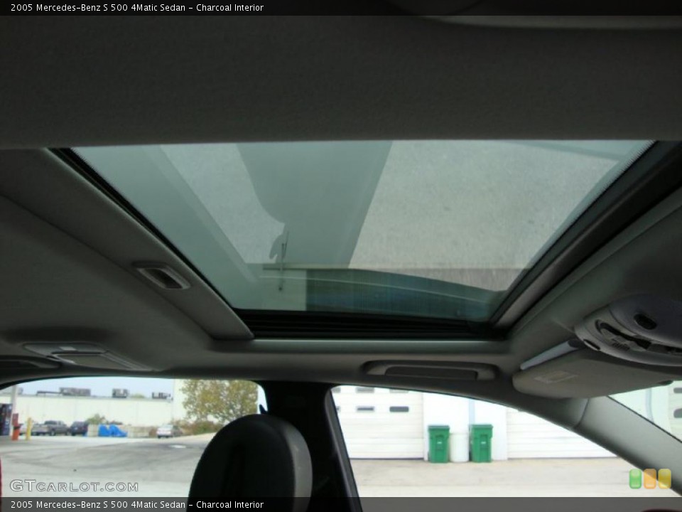 Charcoal Interior Sunroof for the 2005 Mercedes-Benz S 500 4Matic Sedan #38722863