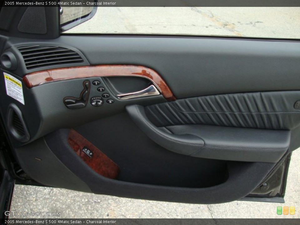 Charcoal Interior Door Panel for the 2005 Mercedes-Benz S 500 4Matic Sedan #38722895