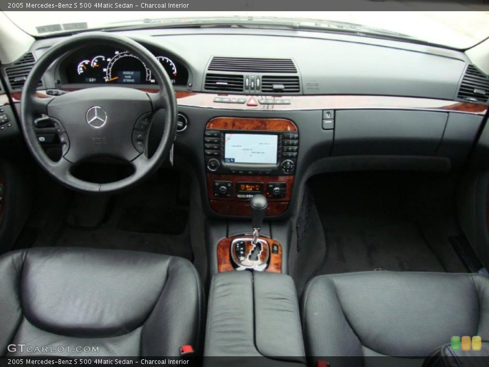 Charcoal Interior Dashboard for the 2005 Mercedes-Benz S 500 4Matic Sedan #38722991