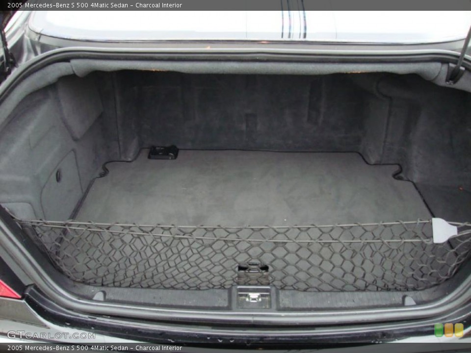 Charcoal Interior Trunk for the 2005 Mercedes-Benz S 500 4Matic Sedan #38723031