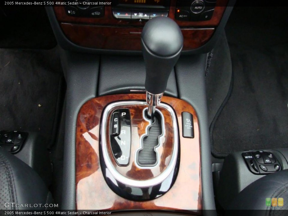 Charcoal Interior Transmission for the 2005 Mercedes-Benz S 500 4Matic Sedan #38723275