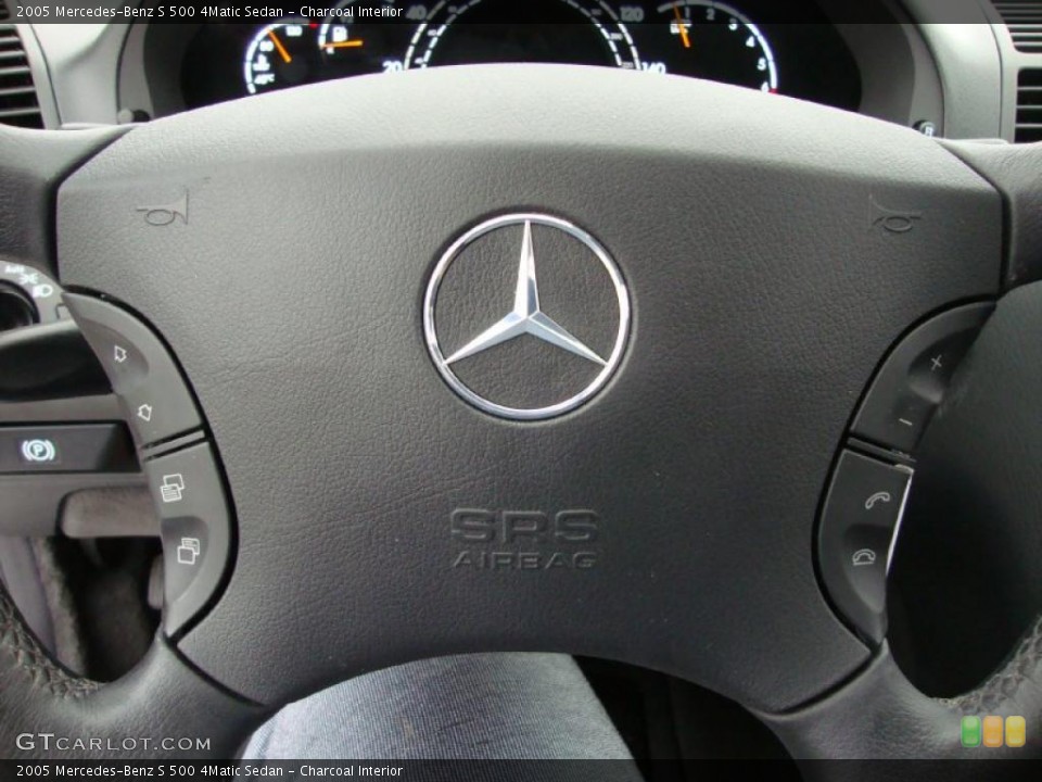 Charcoal Interior Controls for the 2005 Mercedes-Benz S 500 4Matic Sedan #38723351
