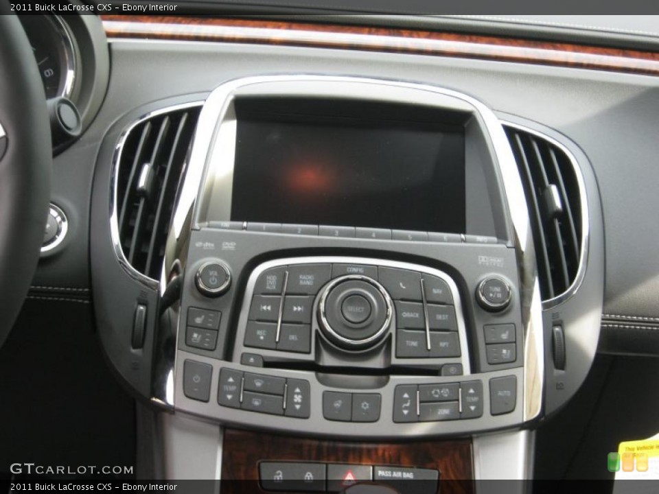 Ebony Interior Controls for the 2011 Buick LaCrosse CXS #38723679