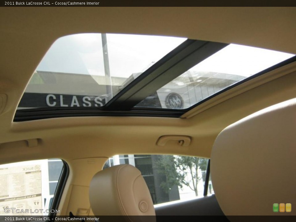 Cocoa/Cashmere Interior Sunroof for the 2011 Buick LaCrosse CXL #38724163