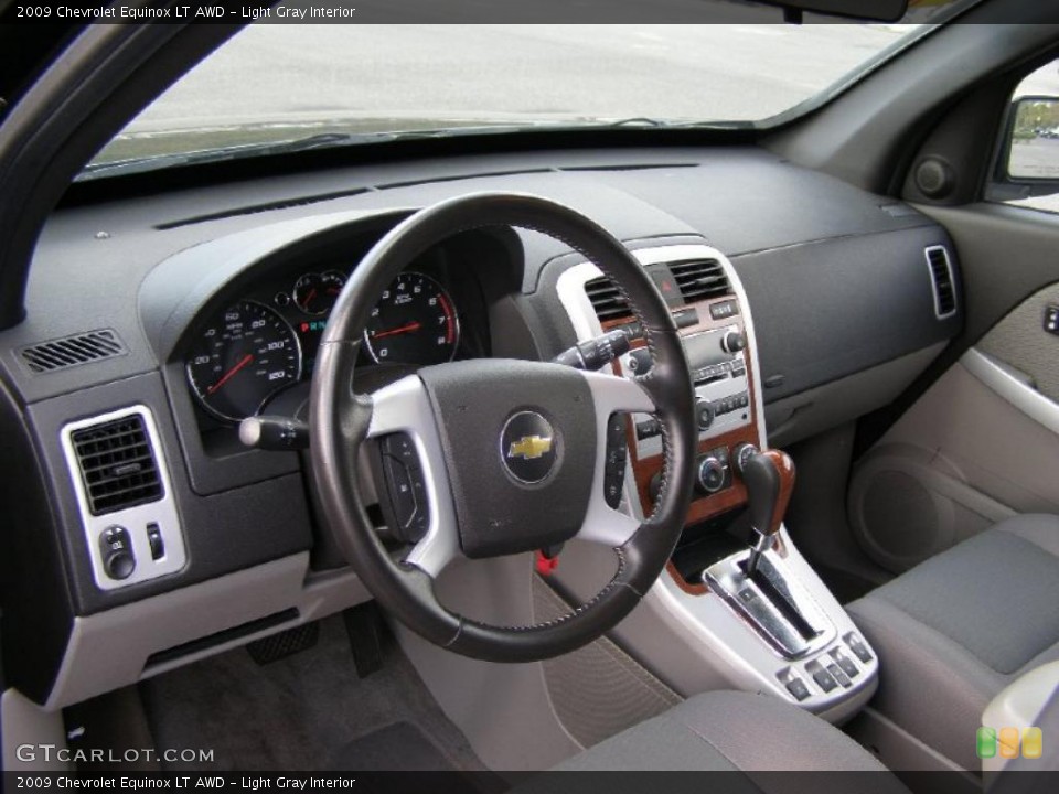 Light Gray Interior Prime Interior for the 2009 Chevrolet Equinox LT AWD #38724299