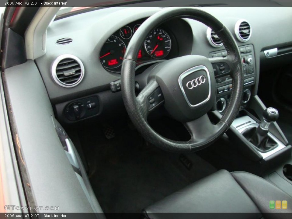 Black Interior Steering Wheel for the 2006 Audi A3 2.0T #38724403