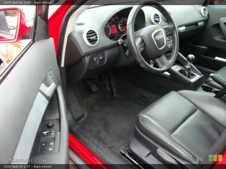 Black Interior Prime Interior for the 2006 Audi A3 2.0T #38724419