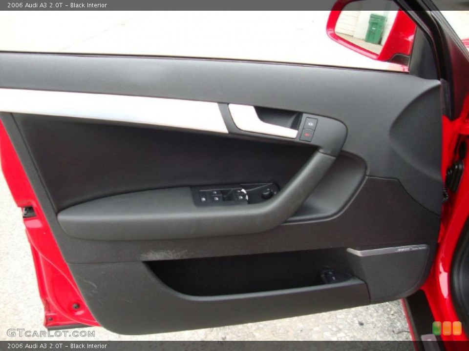 Black Interior Door Panel for the 2006 Audi A3 2.0T #38724435