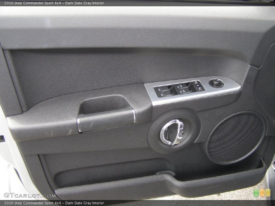 Dark Slate Gray Interior Door Panel for the 2010 Jeep Commander Sport 4x4 #38724551