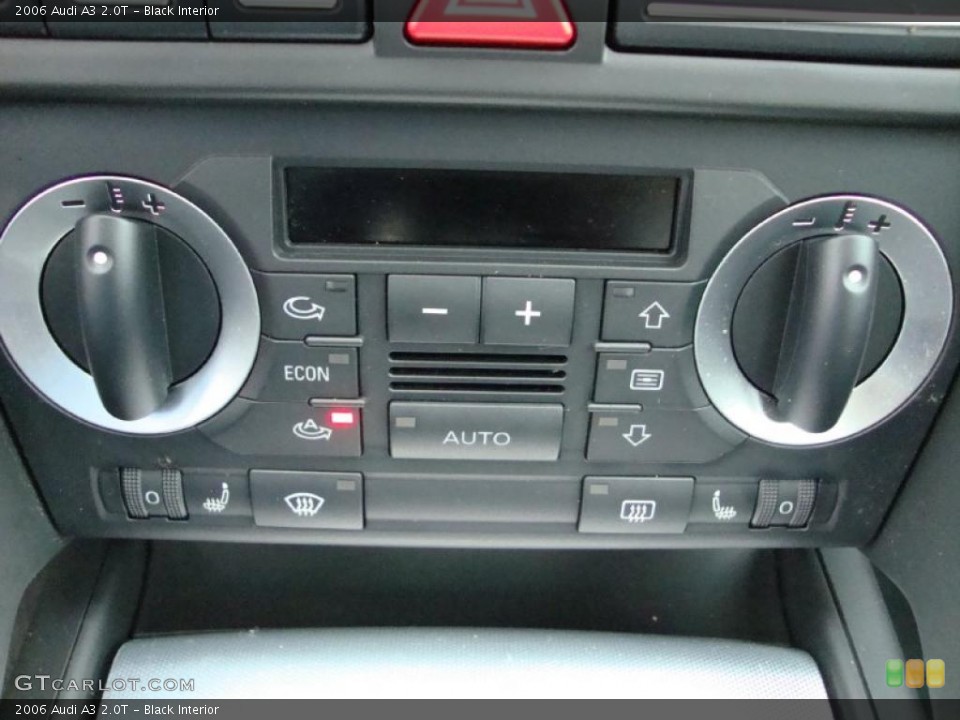 Black Interior Controls for the 2006 Audi A3 2.0T #38724963