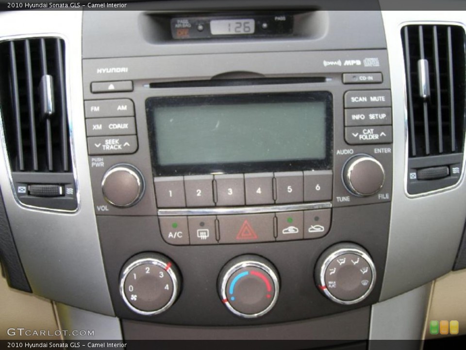 Camel Interior Controls for the 2010 Hyundai Sonata GLS #38725571