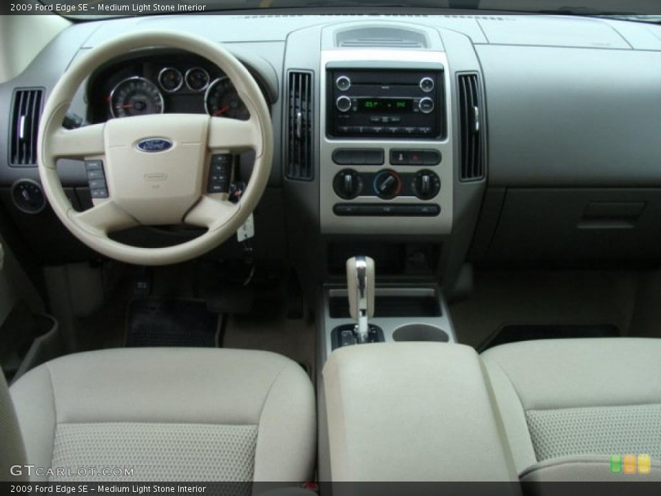 Medium Light Stone Interior Dashboard for the 2009 Ford Edge SE #38726299