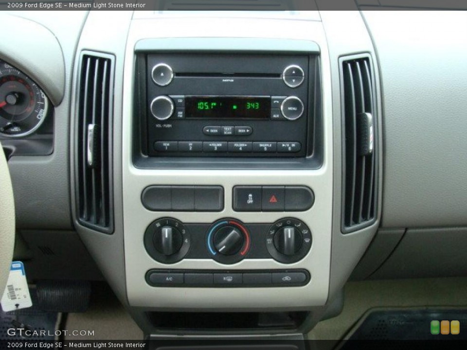 Medium Light Stone Interior Controls for the 2009 Ford Edge SE #38726339