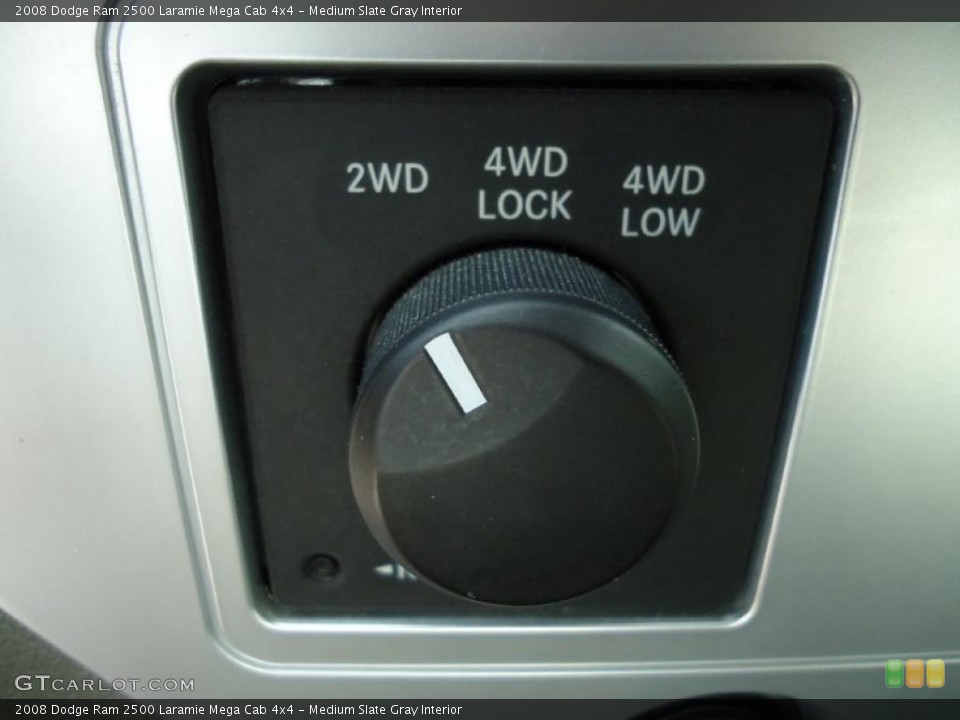 Medium Slate Gray Interior Controls for the 2008 Dodge Ram 2500 Laramie Mega Cab 4x4 #38726367