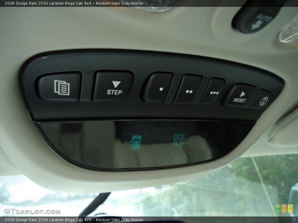 Medium Slate Gray Interior Controls for the 2008 Dodge Ram 2500 Laramie Mega Cab 4x4 #38726399