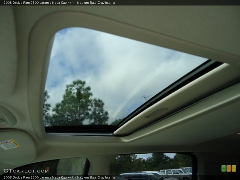 Medium Slate Gray Interior Sunroof for the 2008 Dodge Ram 2500 Laramie Mega Cab 4x4 #38726417