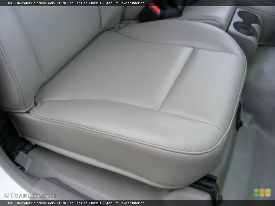 Medium Pewter Interior Photo for the 2008 Chevrolet Colorado Work Truck Regular Cab Chassis #38726787
