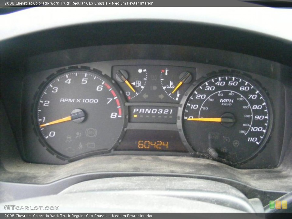 Medium Pewter Interior Gauges for the 2008 Chevrolet Colorado Work Truck Regular Cab Chassis #38726847