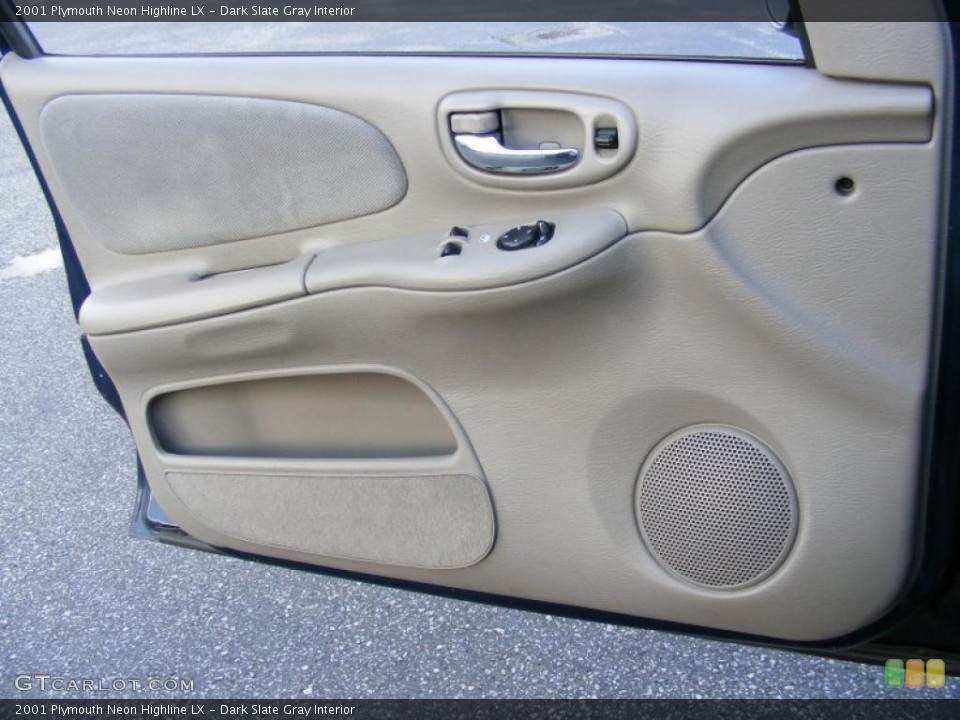 Dark Slate Gray Interior Door Panel for the 2001 Plymouth Neon Highline LX #38727435
